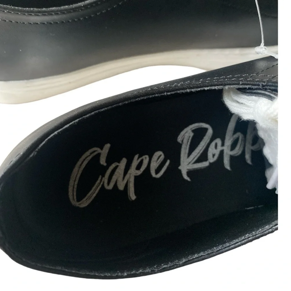 CAPE ROBBIN Faux Leather Jeweled Low Cut Sneakers Silver Cap Toe Size 11 …NWOT
